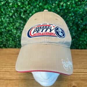 Richard Petty Driving Experience Cap Nascar Racing Spell Out Logo Baseball Hat
